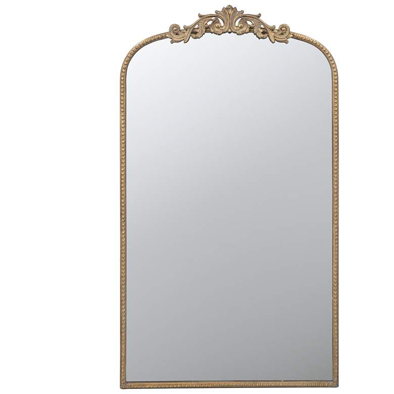 Image 1 41.7 inchH x 24 inchW Gold Baroque Inspired Wall Mirror
