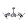 3_41" Matthews Dagny LK Nickel and Barn Wood Rotational LED Ceiling Fan more views