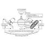 41" Matthews Dagny LK Nickel and Barn Wood Rotational LED Ceiling Fan