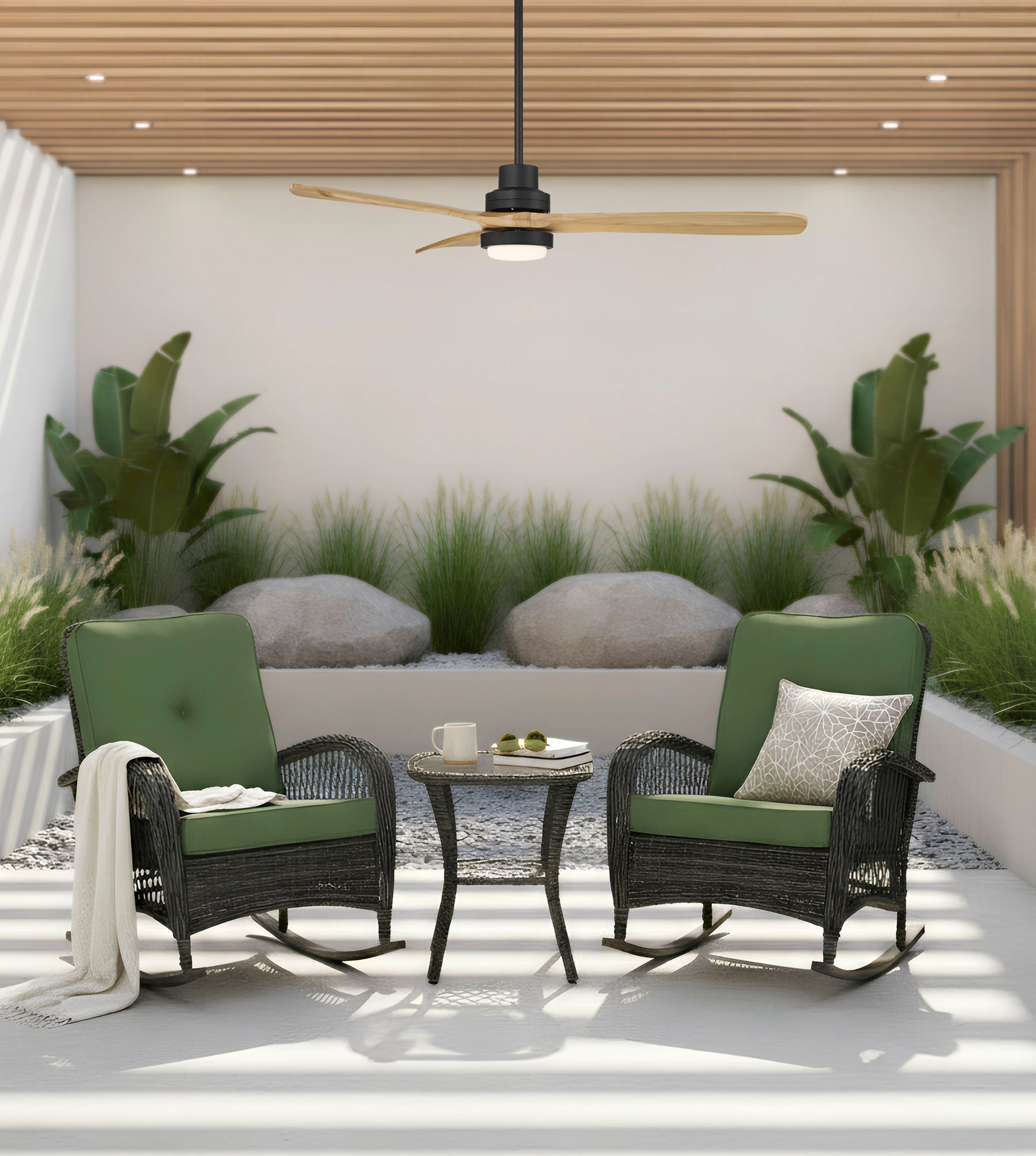 Watch A Video About the 52 Casa Delta DC Matte Black Outdoor CCT LED Ceiling Fan with Remote