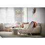 1_Hinkley Millie 24" Wide Lacquered Brass 10-Light Chandelier in scene