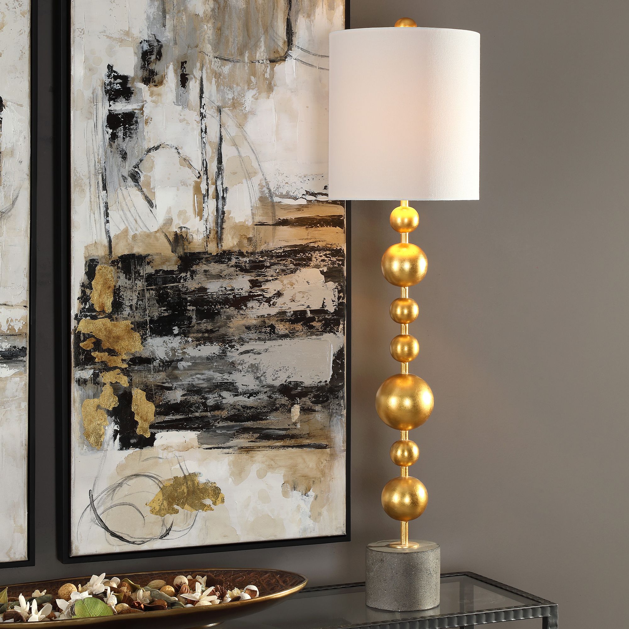 Gold, MidCentury, Table Lamps Lamps Plus