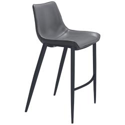 42.5x20.5x43.3 Magnus Bar Chair Gray