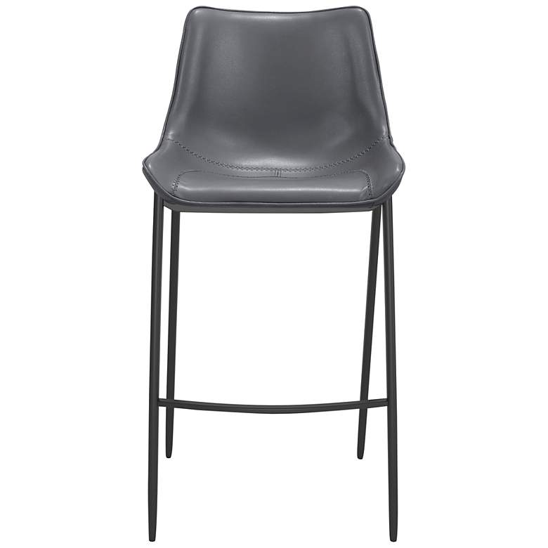 Image 7 42.5x20.5x43.3 Magnus Bar Chair Gray more views