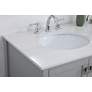 6_42 in. Gray Single Sink Bathroom Vanity, Calacatta White Quartz Top more views