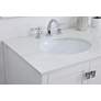6_42 in. White Single Sink Bathroom Vanity, Calacatta White Quartz Top more views
