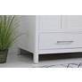 7_42 in. White Single Sink Bathroom Vanity, Calacatta White Quartz Top more views