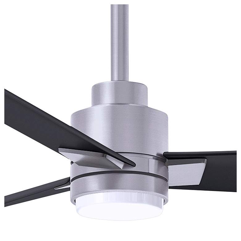 Image 3 42" Alessandra Brushed Nickel and Black LED Ceiling Fan more views