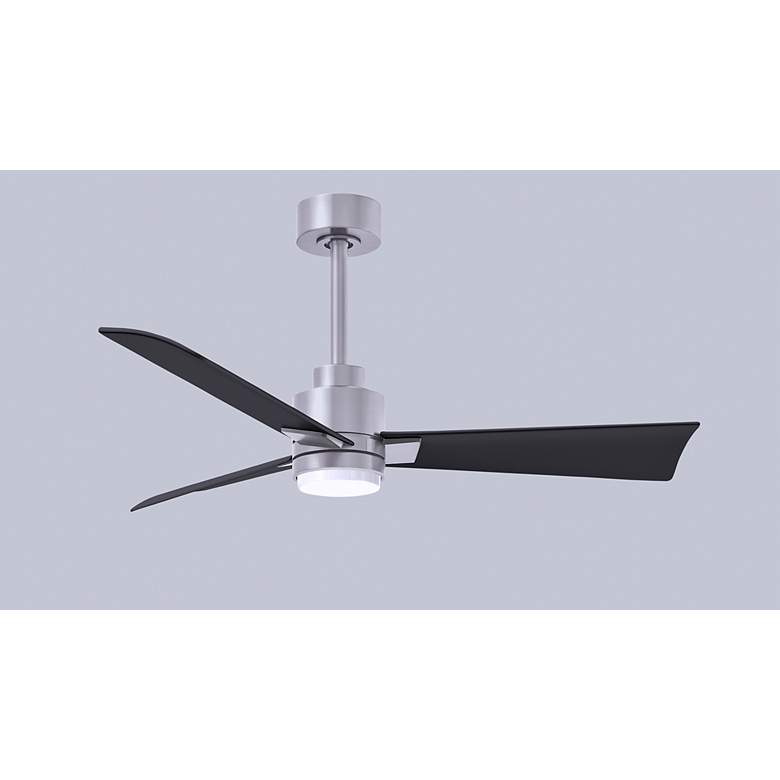 Image 7 42" Alessandra Brushed Nickel and Black LED Ceiling Fan more views