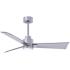 42" Alessandra Brushed Nickel and Nickel LED Ceiling Fan