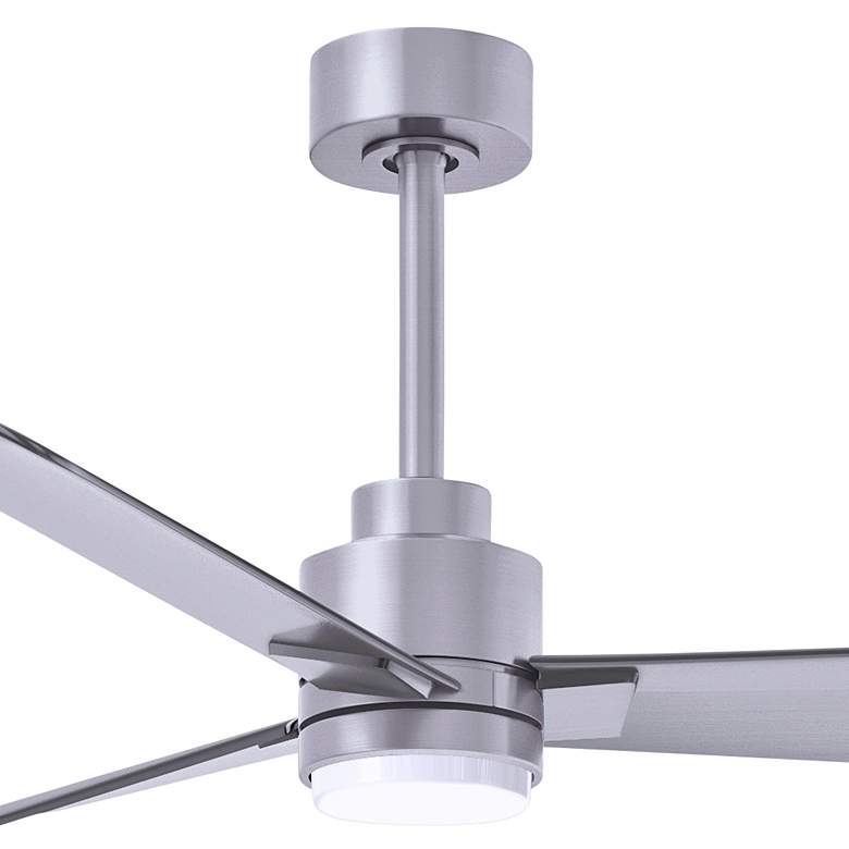 Image 2 42 inch Alessandra Brushed Nickel and Nickel LED Ceiling Fan more views