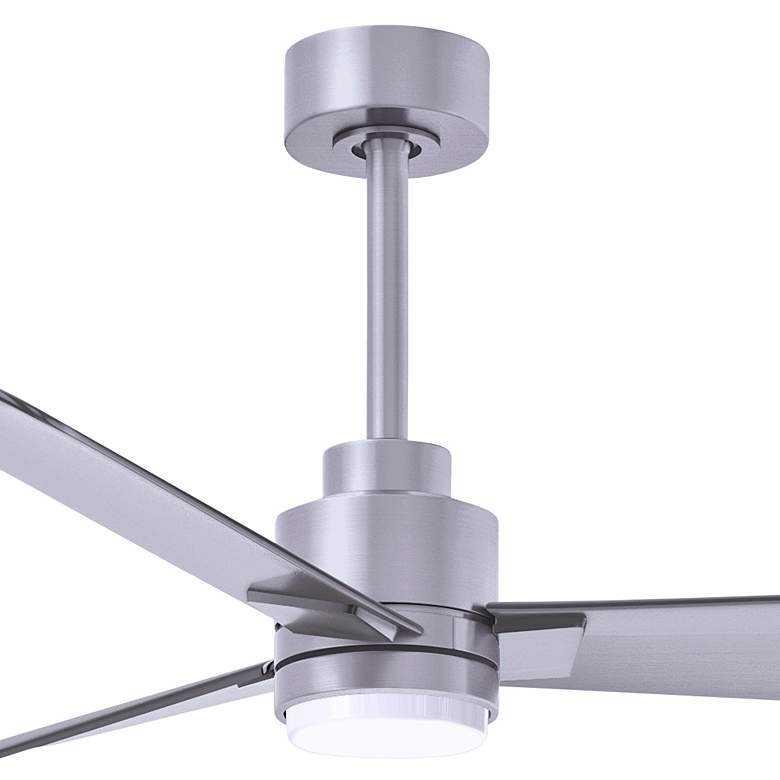 Image 3 42" Alessandra Brushed Nickel and Nickel LED Ceiling Fan more views