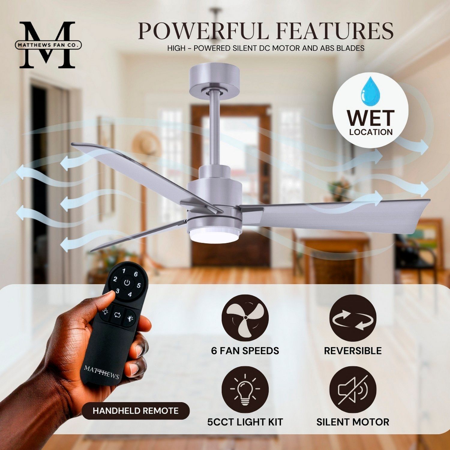 Image 7 42" Alessandra Brushed Nickel and Nickel LED Ceiling Fan more views