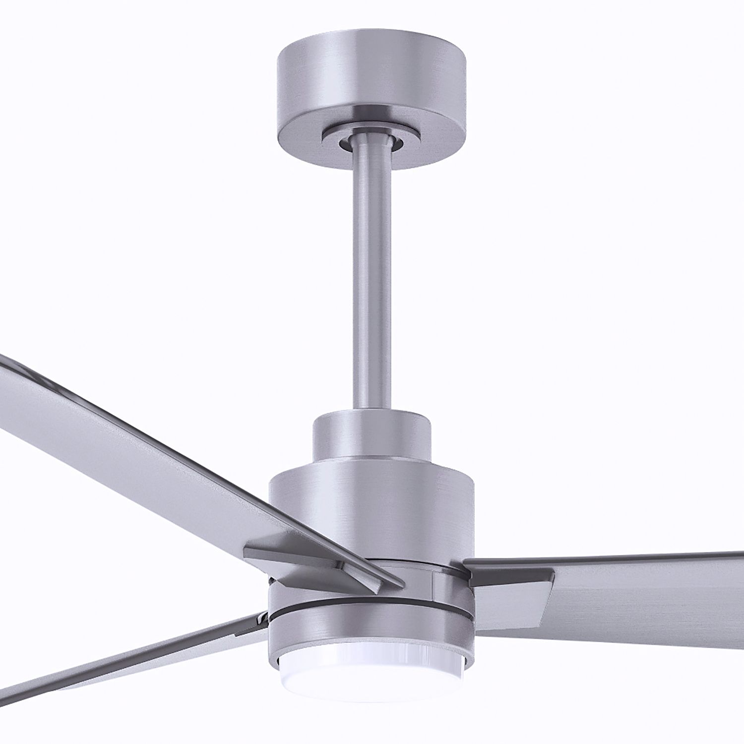 42" Alessandra Brushed Nickel and Nickel LED Ceiling Fan