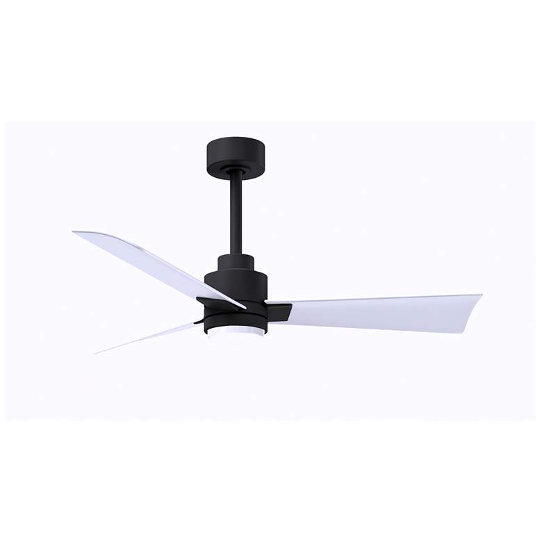 Image 1 42 inch Alessandra Matte Black and Matte White LED Ceiling Fan