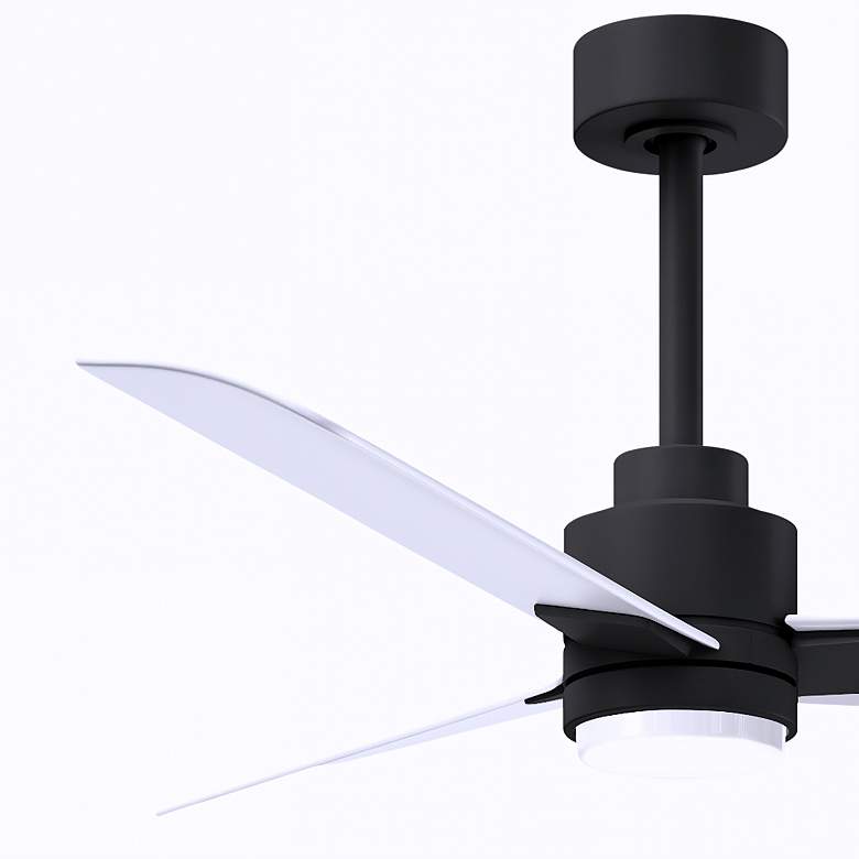 Image 4 42" Alessandra Matte Black and Matte White LED Ceiling Fan more views