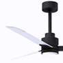 4_42" Alessandra Matte Black and Matte White LED Ceiling Fan more views