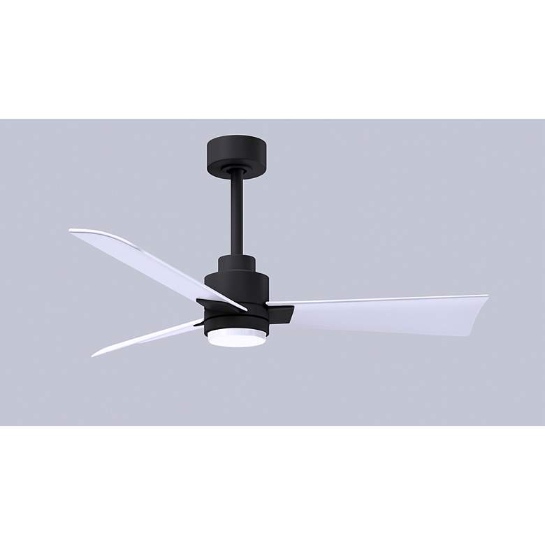 Image 6 42" Alessandra Matte Black and Matte White LED Ceiling Fan more views