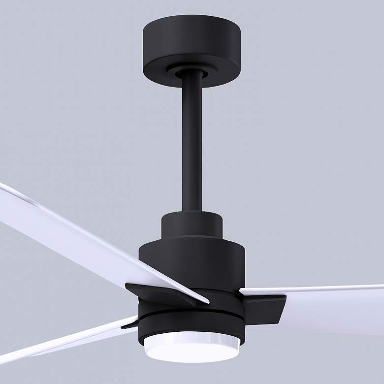 Image 7 42" Alessandra Matte Black and Matte White LED Ceiling Fan more views