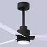 7_42" Alessandra Matte Black and Matte White LED Ceiling Fan more views
