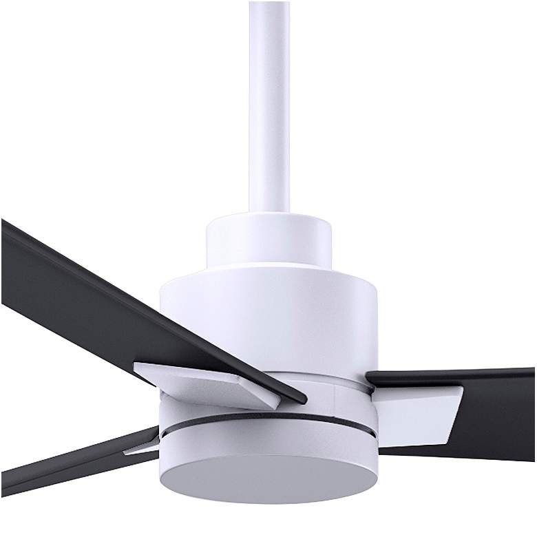 Image 3 42 inch Alessandra Matte White and Matte Black Ceiling Fan more views