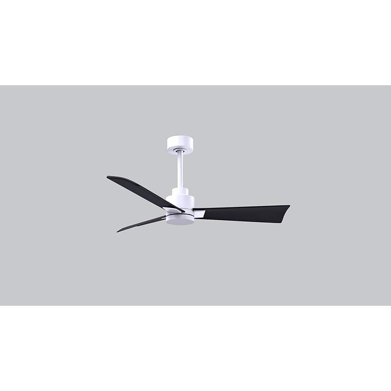 Image 7 42" Alessandra Matte White and Matte Black Ceiling Fan more views
