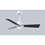 6_42" Alessandra Matte White and Matte Black LED Ceiling Fan more views
