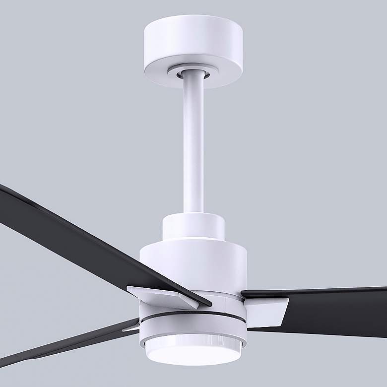 Image 7 42" Alessandra Matte White and Matte Black LED Ceiling Fan more views
