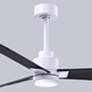 7_42" Alessandra Matte White and Matte Black LED Ceiling Fan more views