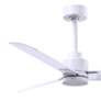 4_42" Alessandra Matte White and Matte White Ceiling Fan more views