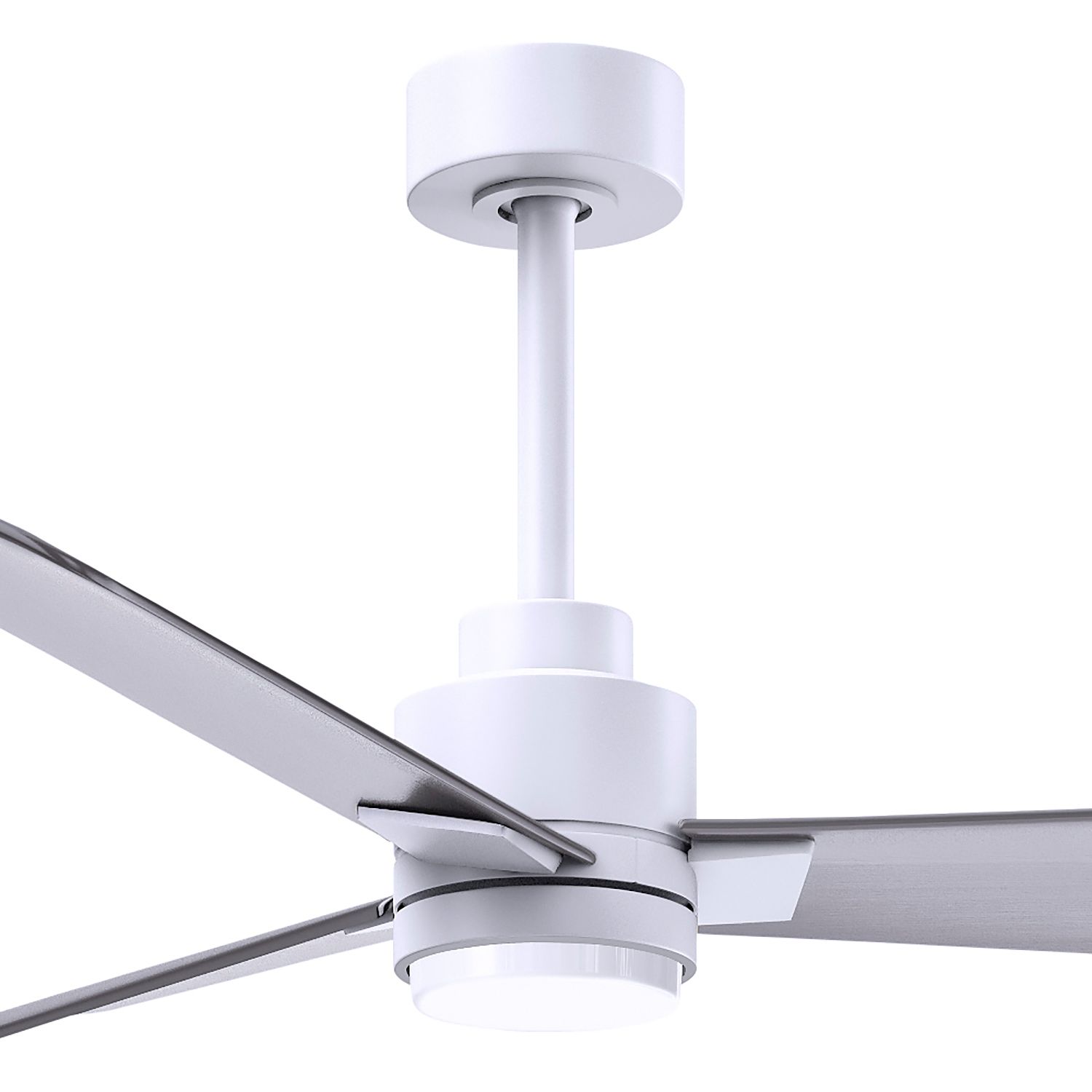 Image 3 42" Alessandra Matte White and Nickel LED Ceiling Fan more views
