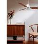 6_42" Alessandra Matte White and Walnut Ceiling Fan more views