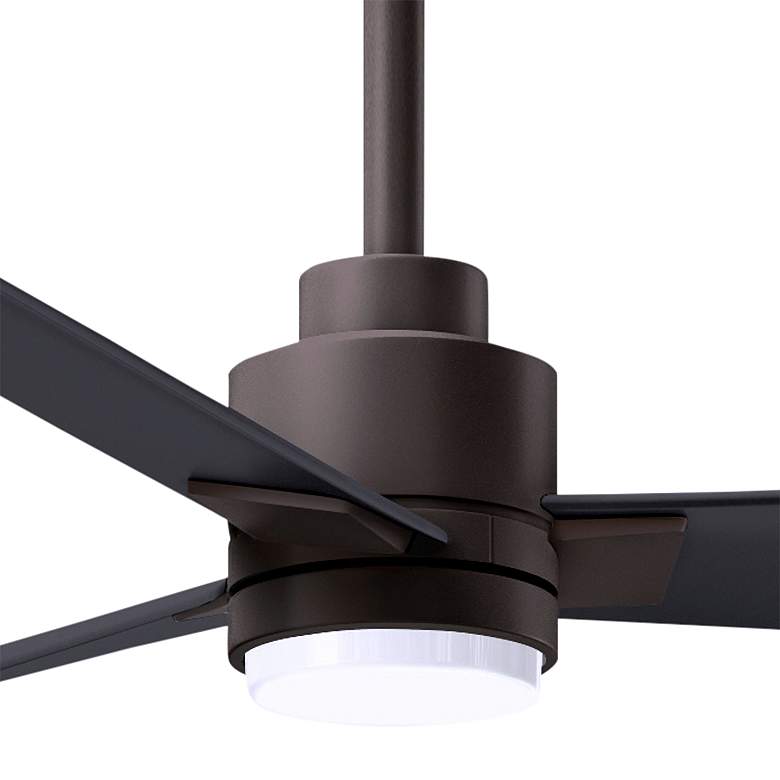 Image 2 42" Alessandra Textured Bronze and Black LED Ceiling Fan more views