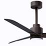 4_42" Alessandra Textured Bronze and Black LED Ceiling Fan more views