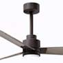 5_42" Alessandra Textured Bronze and Gray Ash LED Ceiling Fan more views