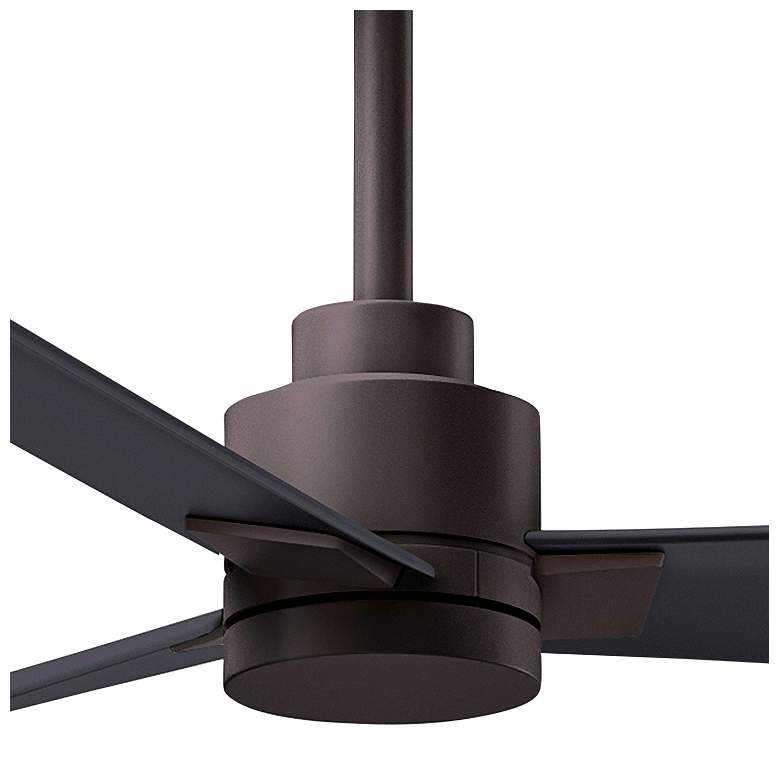 Image 2 42" Alessandra Textured Bronze and Matte Black Ceiling Fan more views