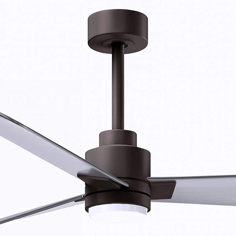 Image 3 42" Alessandra Textured Bronze and Nickel LED Ceiling Fan more views