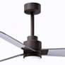 3_42" Alessandra Textured Bronze and Nickel LED Ceiling Fan more views