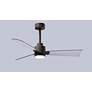 6_42" Alessandra Textured Bronze and Nickel LED Ceiling Fan more views