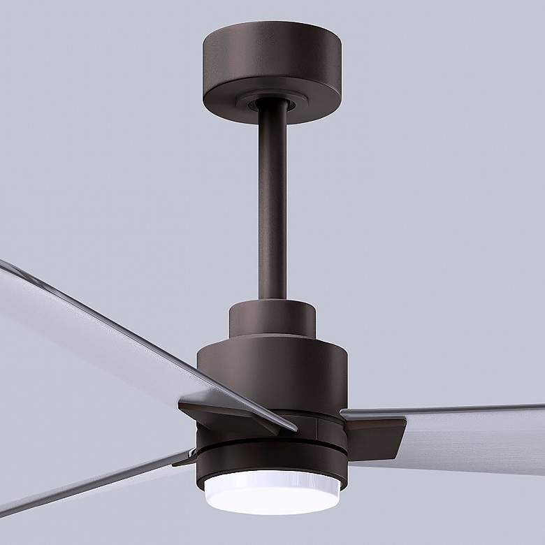 Image 7 42" Alessandra Textured Bronze and Nickel LED Ceiling Fan more views