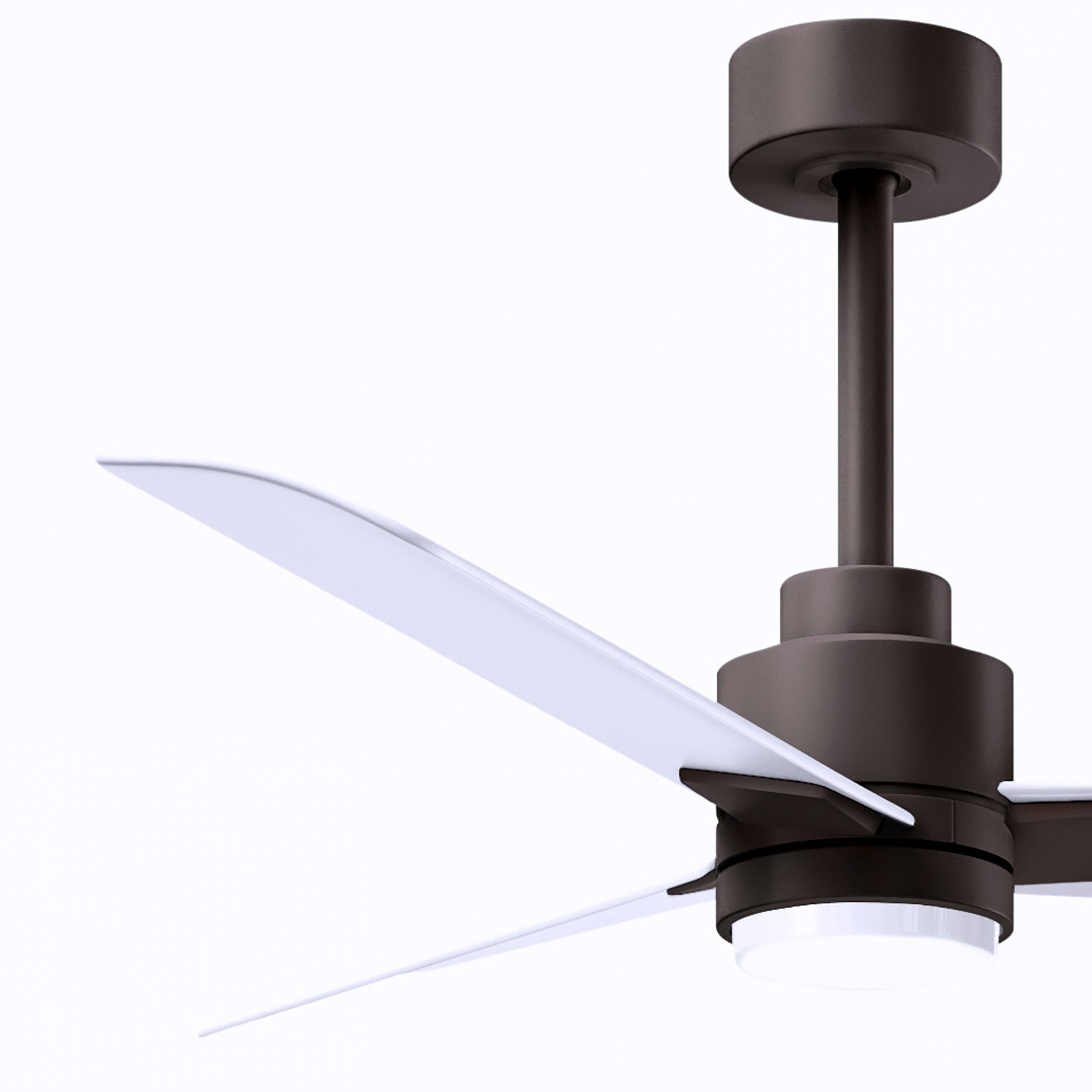 Image 4 42" Alessandra Textured Bronze and White LED Ceiling Fan more views