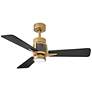 2_42" Atticus Heritage Brass and Black LED Smart Ceiling Fan more views