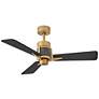 4_42" Atticus Heritage Brass and Black LED Smart Ceiling Fan more views