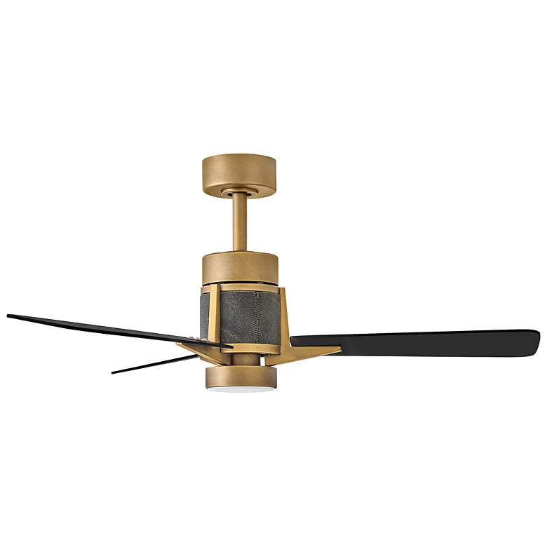 Image 6 42" Atticus Heritage Brass and Black LED Smart Ceiling Fan more views