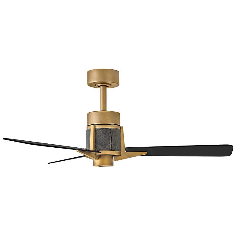 Image 7 42" Atticus Heritage Brass and Black LED Smart Ceiling Fan more views