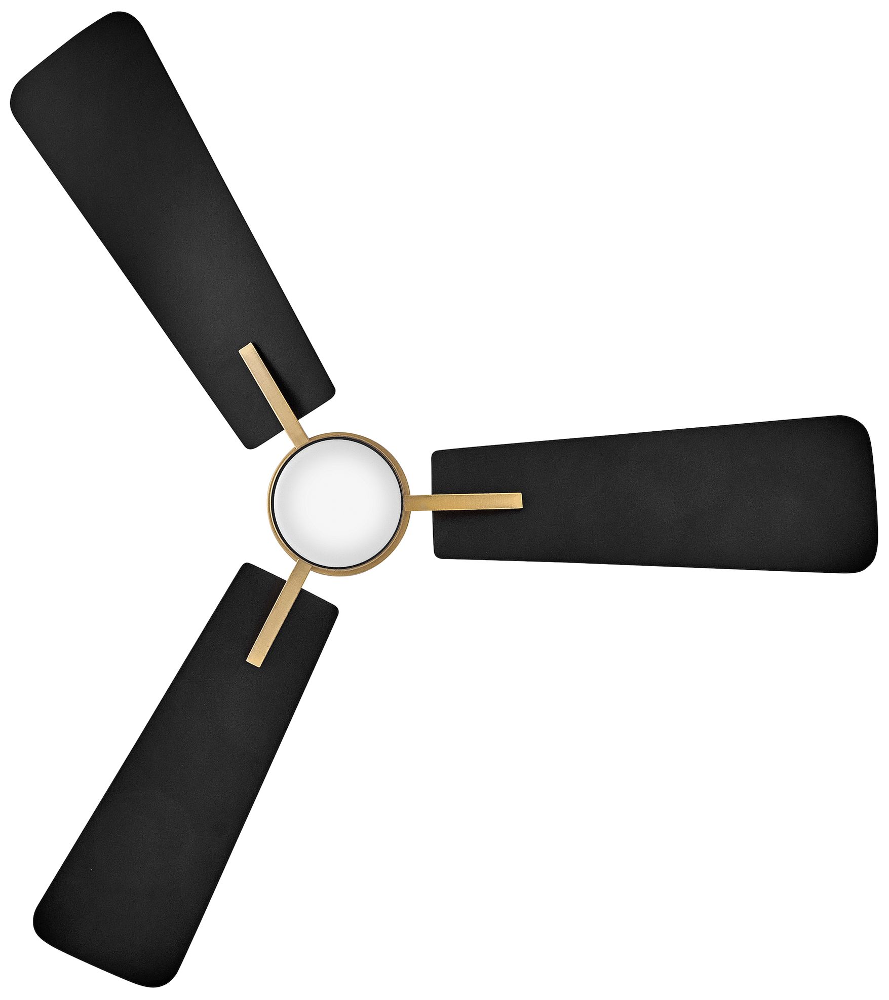 42" Atticus Heritage Brass and Black LED Smart Ceiling Fan
