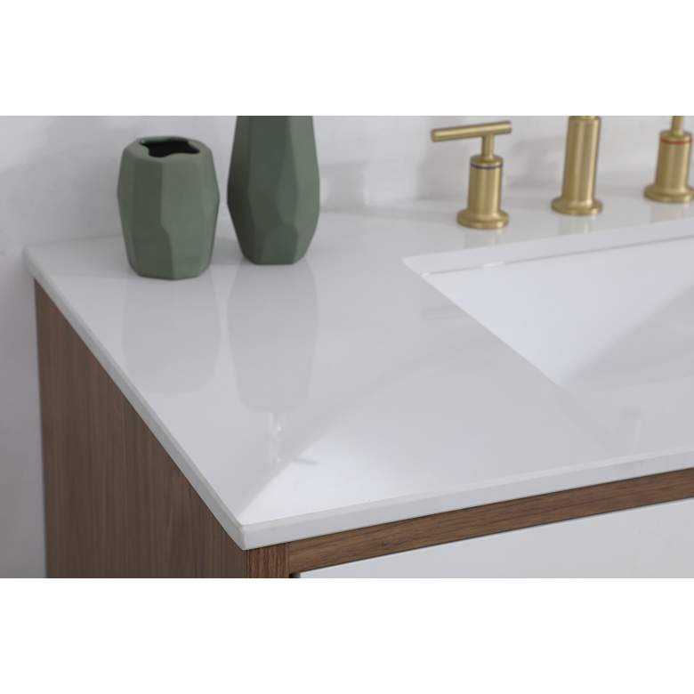Image 6 42 Inch Bathroom Vanity In White more views