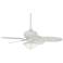 42" Casa Vieja Tropical White Wet Rated Outdoor LED Ceiling Fan