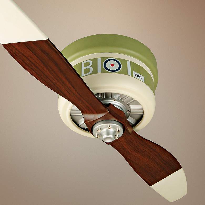 Image 1 42" Craftmade Sopwith Camel Warplane Hugger Ceiling Fan