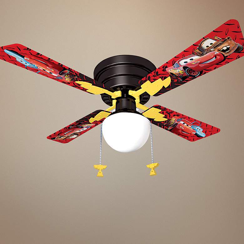 Image 1 42" Disney Pixar's Cars Hugger Ceiling Fan